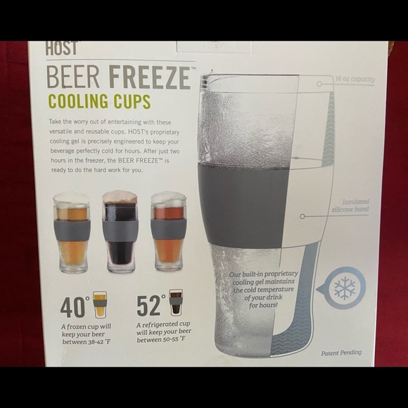HOST Beer Freeze Cooling Cups - Picture 2 of 2